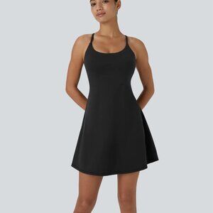 Halara Softlyzero Plush Backless Active Dress